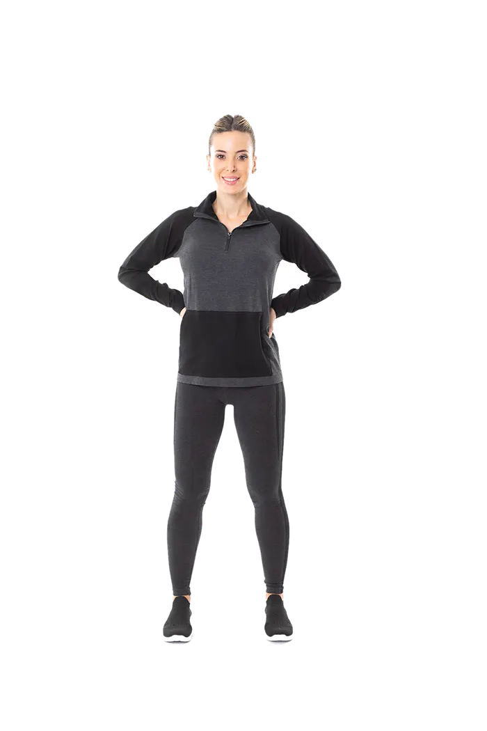 Buzo Snow Sin Costura Negro o Jean Cocot 10156