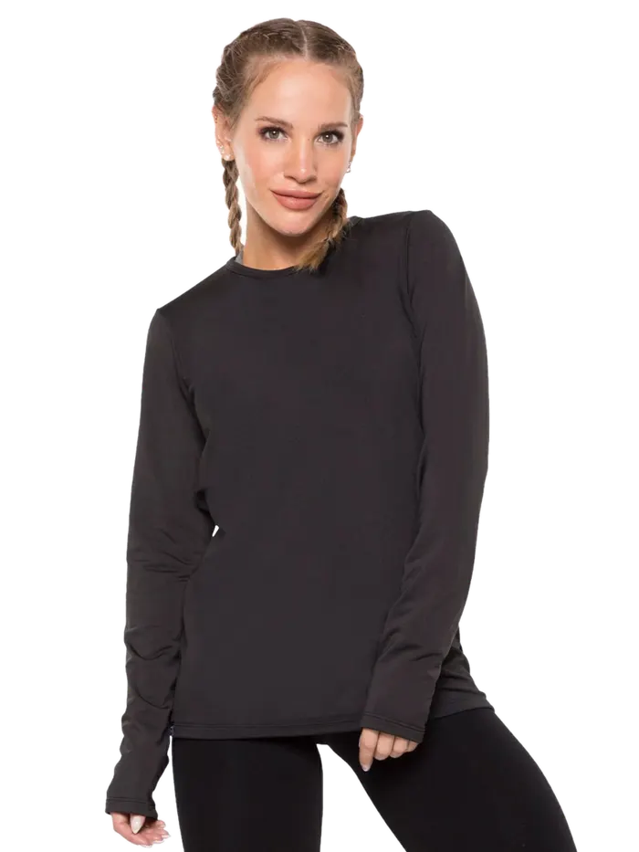 Camiseta Ultra Termica Dama Negro Cocot 10158