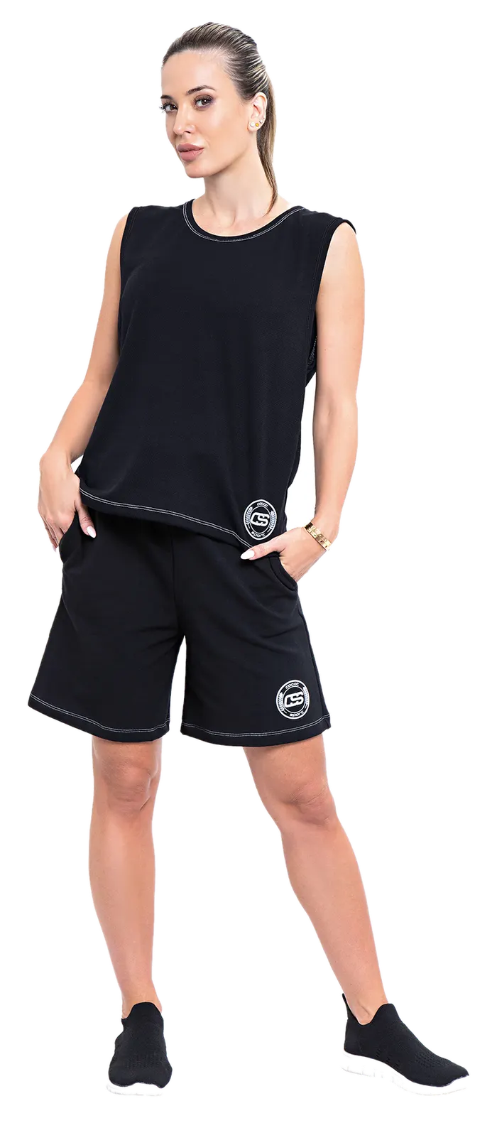 Bermuda Praga Negro Cocot 10163
