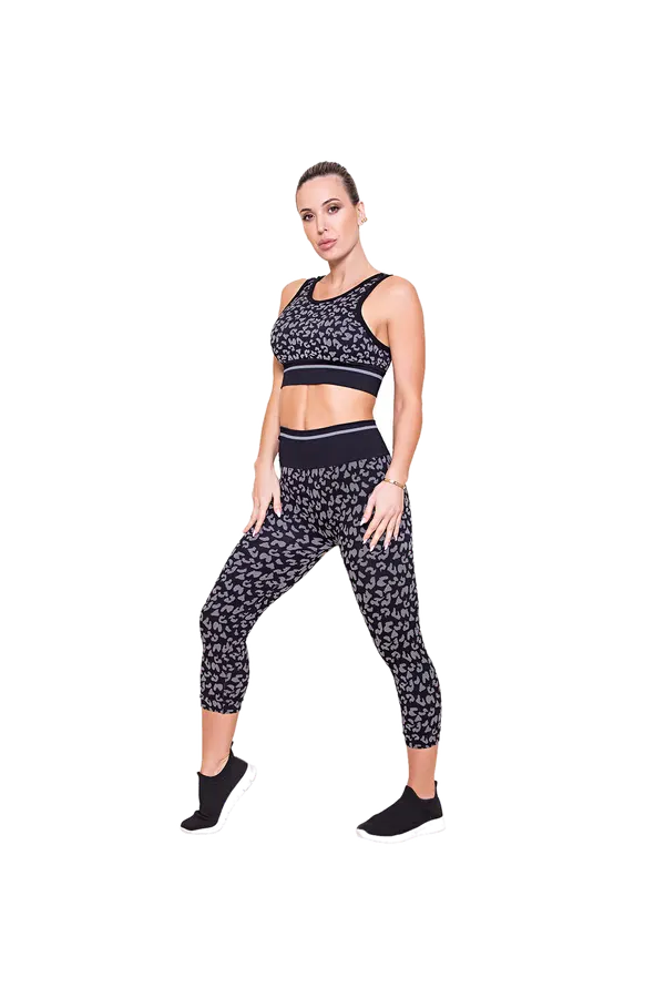 Pescadora Leopardo Jc S/Costura Negro o Mocca Cocot 10196