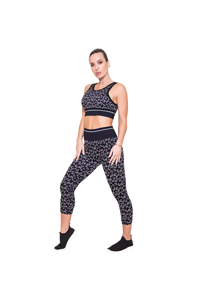 Pescadora Leopardo Jc S/Costura Negro o Mocca Cocot 10196