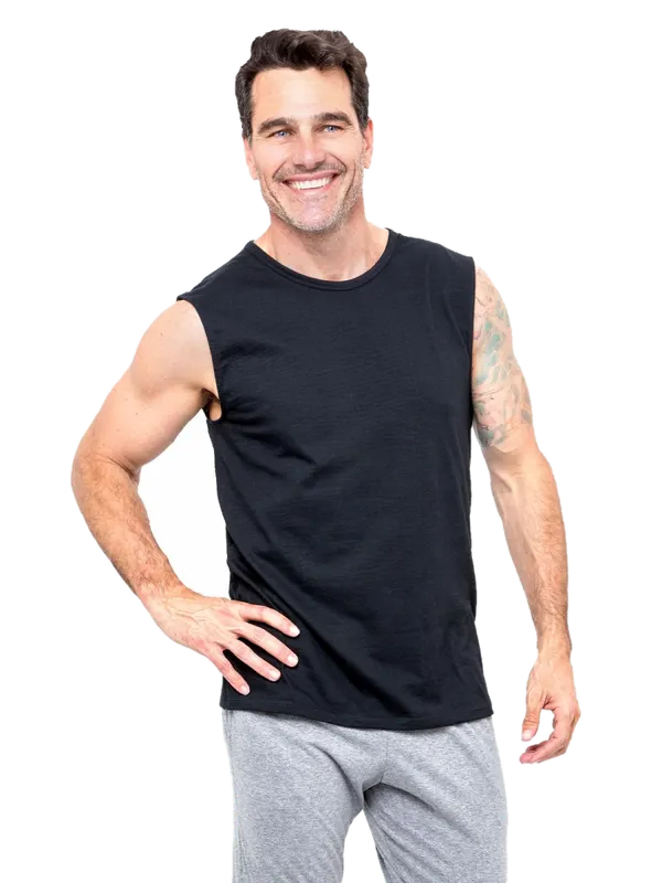 Camiseta Pijama S/Mangas Negro o Blanco Cocot 11797