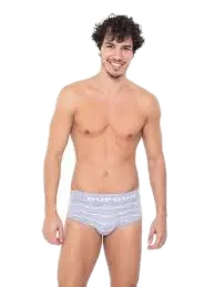 Slip Rayado S/Costura Negro o Blanco o Rojo Cocot 11798