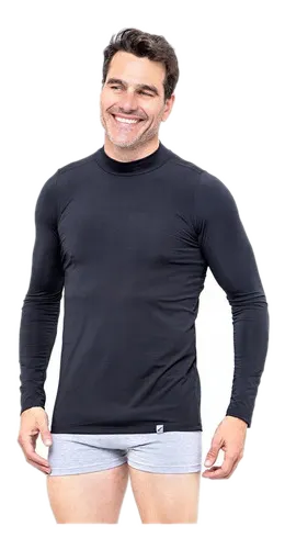 Camiseta Termica Cuello Alto Negro o Blanco Cocot 11813
