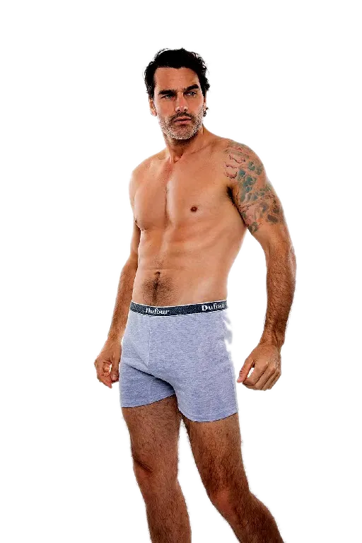 Boxer Jersey Melange o Azul Marino Cocot 11815