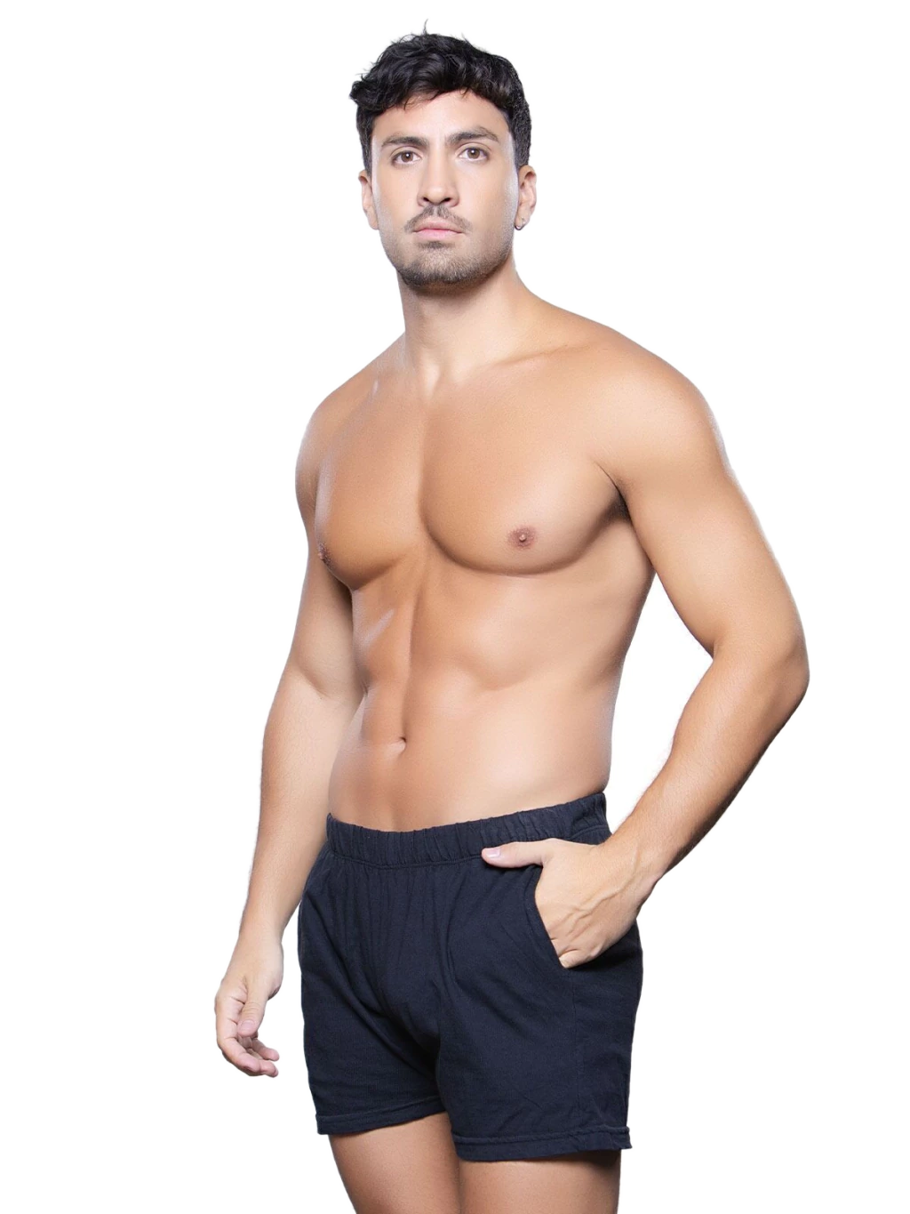 Short Pijama Negro o Melange Cocot 11832