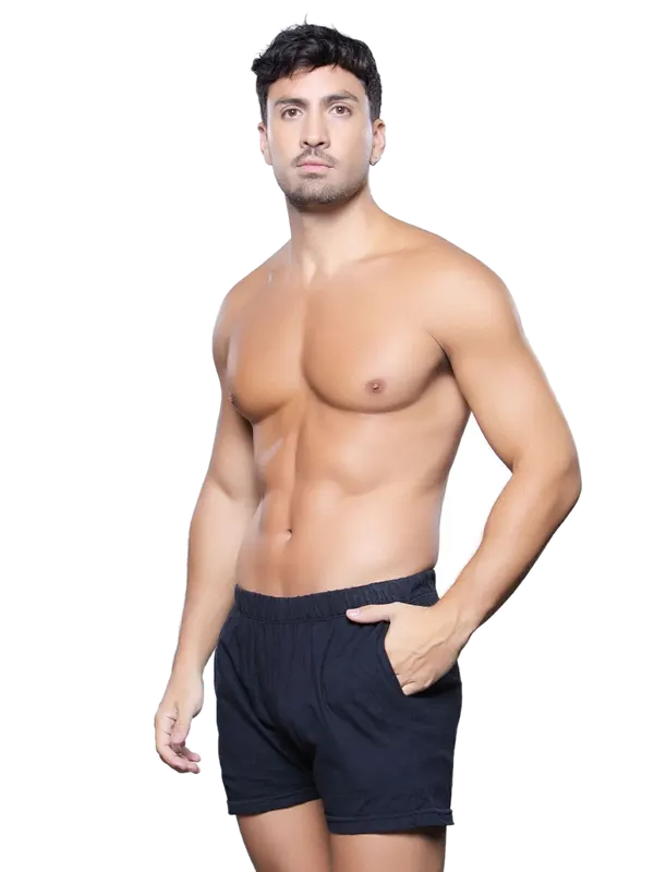 Short Pijama Negro o Melange Cocot 11832