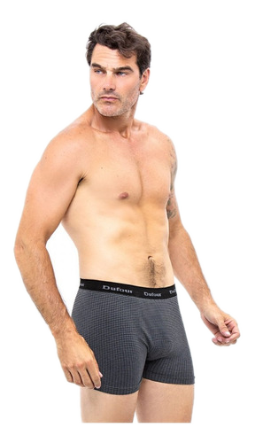 Boxer Rayado S/Costura Negro o Azul Francia o Jean Cocot 12051