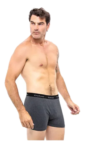Boxer Rayado S/Costura Negro o Azul Francia o Jean Cocot 12051