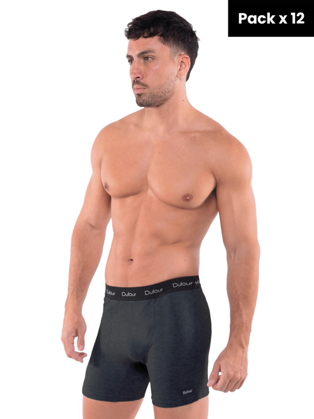 Boxer Algodon Y Lycra Dufour - Pack X12 Surtido Cocot 12058