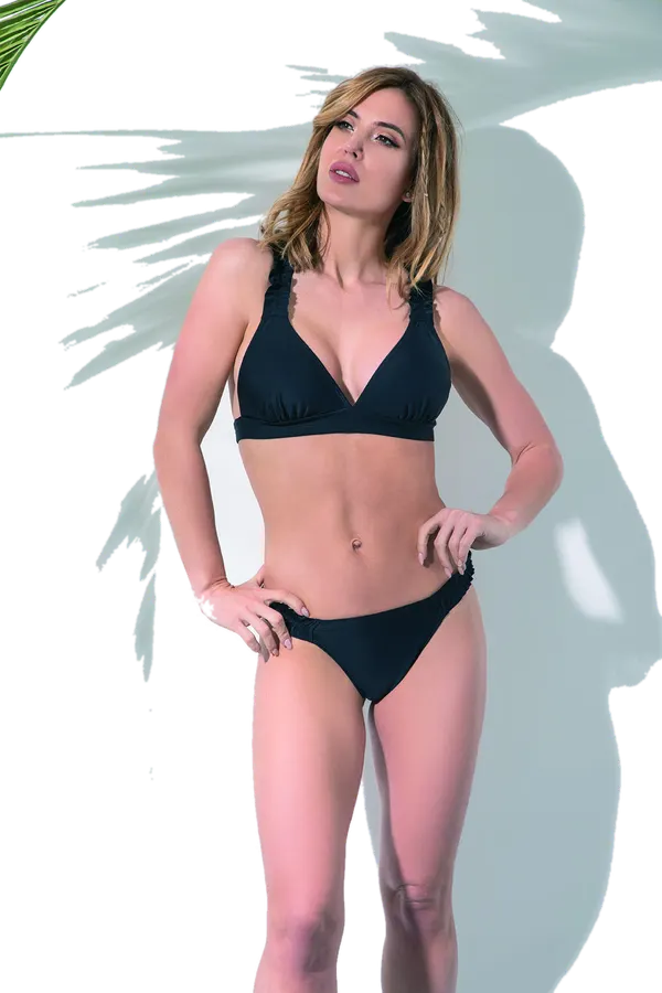 Triangulo Elastico Volado Negro Cocot 12730