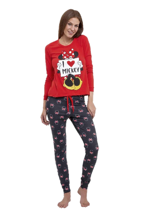 Pijama M/Larga Minnie Rojo Cocot 20105