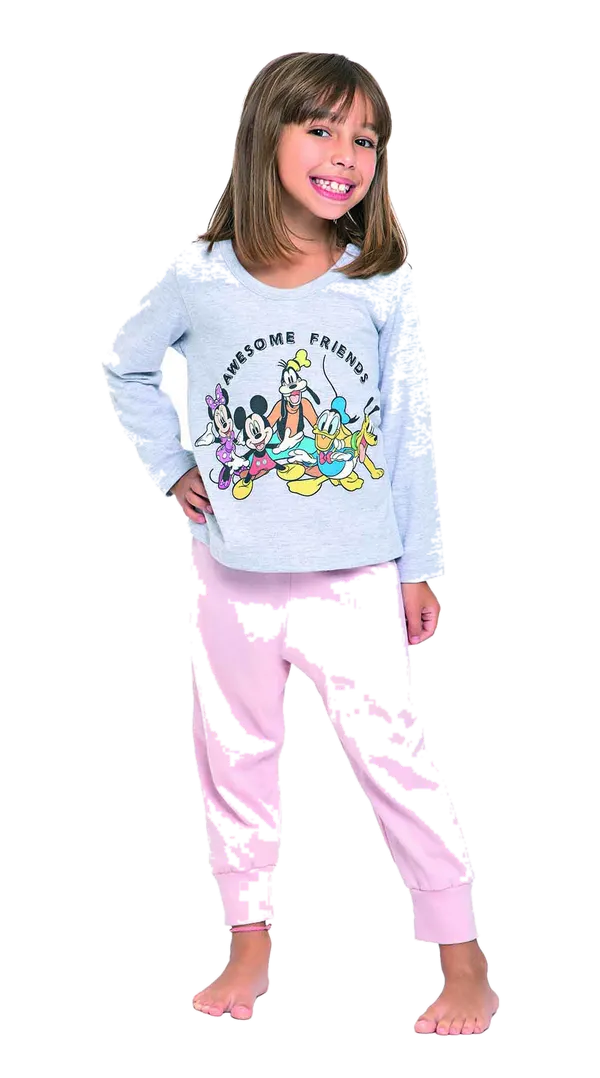 Pijama Nina Mickey And Friends Melange Cocot 20326