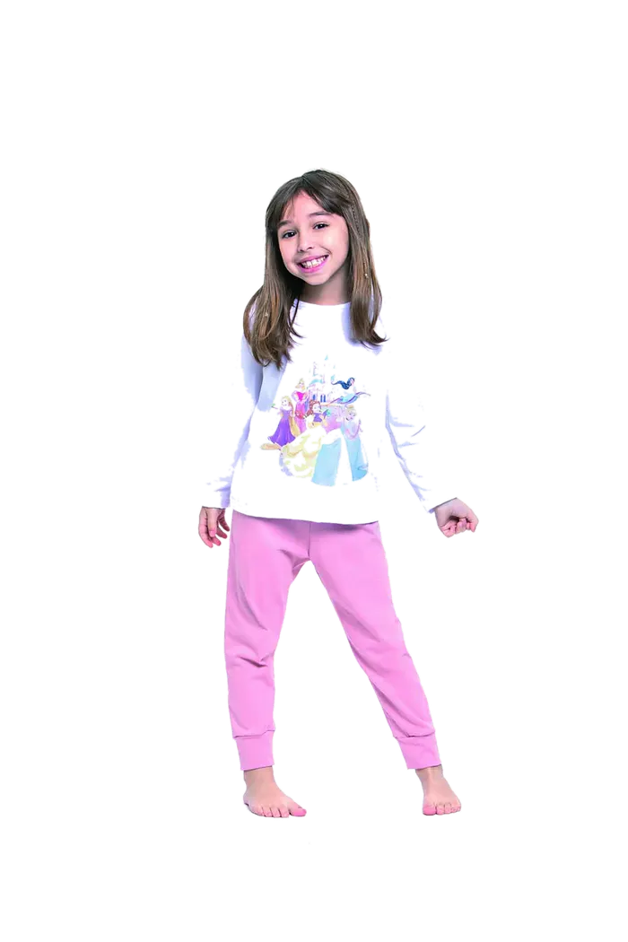 Pijama Princesas Nina Blanco Cocot 20334
