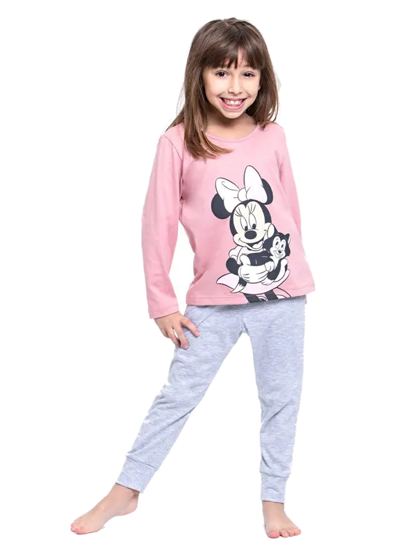 Pijama Minnie Y Figaro Nena Rosa Cocot 20336