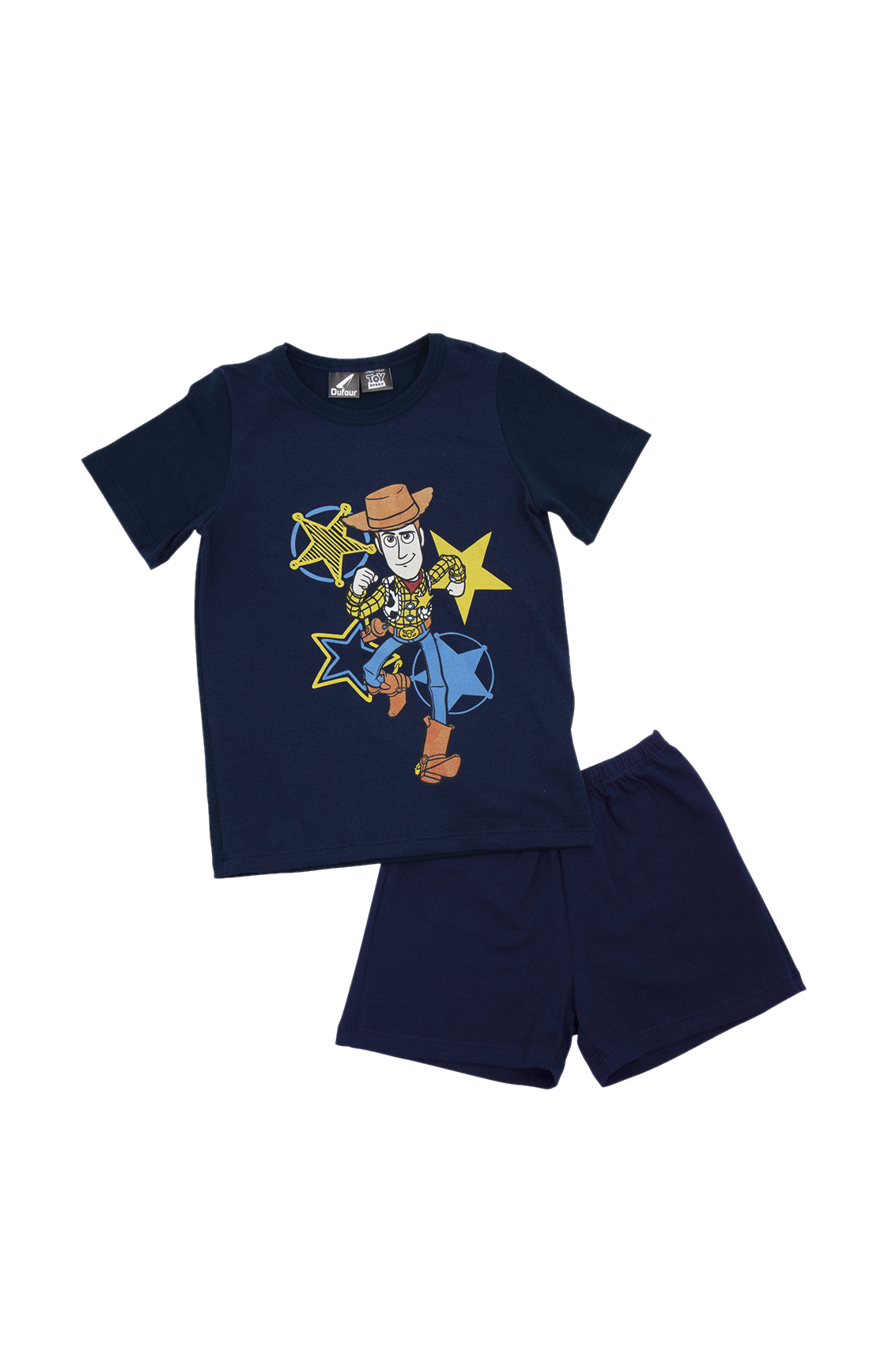 Pijama M/Corta Woody Azul Francia Cocot 20504