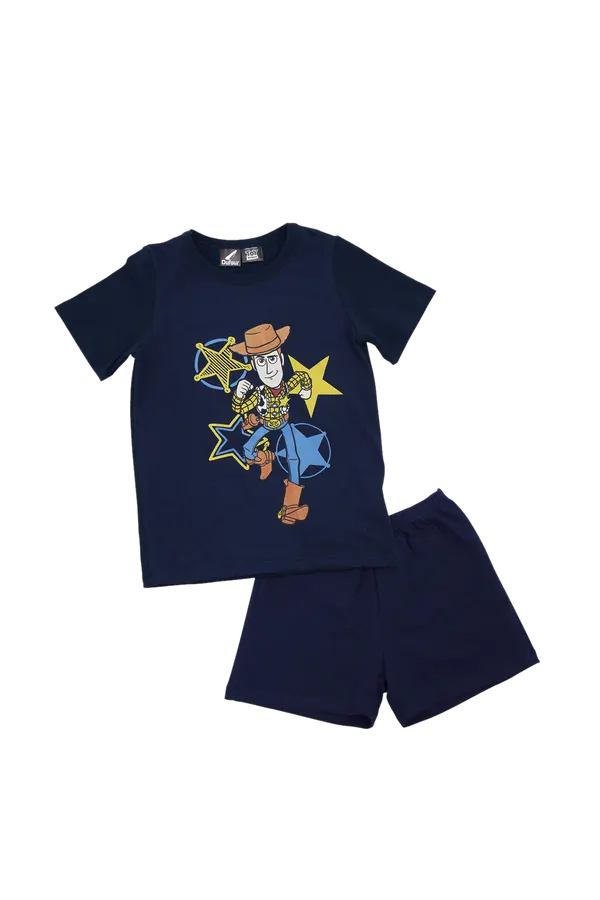 Pijama M/Corta Woody Azul Francia Cocot 20504