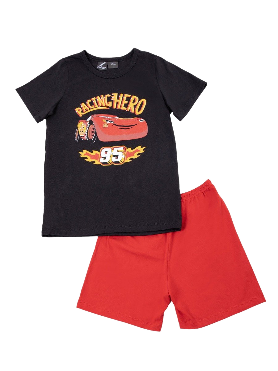 Pijama M/Corta Cars Negro Cocot 20511