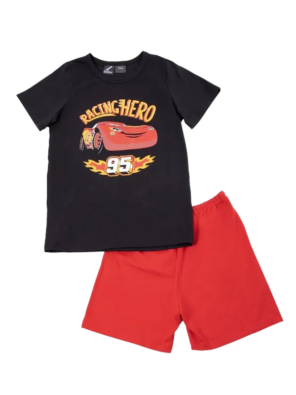 Pijama M/Corta Cars Negro Cocot 20511
