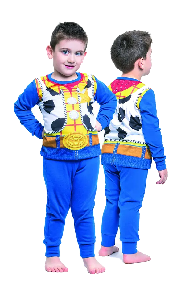 Pijama Disfraz Woody Nino Azul Francia Cocot 20520
