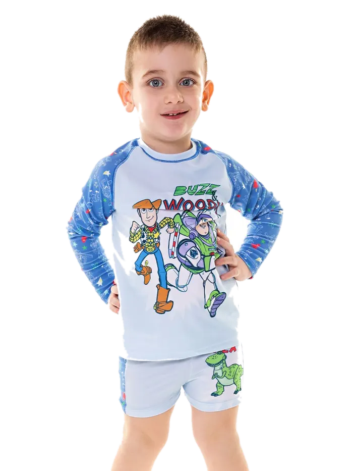 Conjunto Camiseta Y Short Toy Story Blanco Cocot 20929