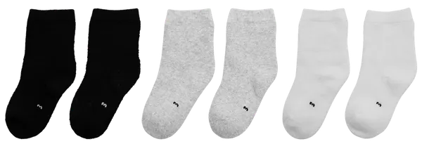 Soquete Kids Liso Con Toalla Pack X3 Surtido Cocot 2298
