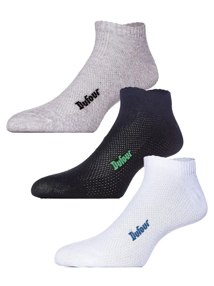 Media Invisible Deportiva Calada - Pack X3 Surtido Cocot 2331
