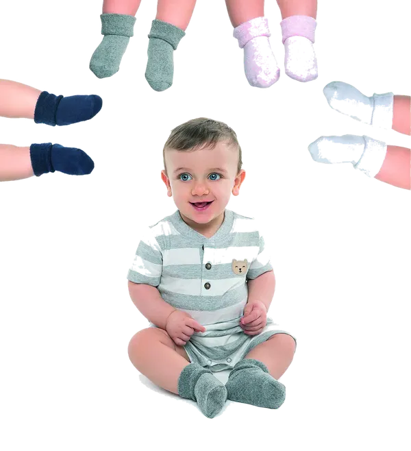 Soquete Bebe C/Toalla Liso X3 Surtido Cocot 3660