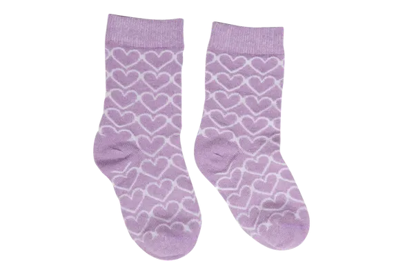 Soquete Infantil Corazon Calado Surtido Cocot 3674