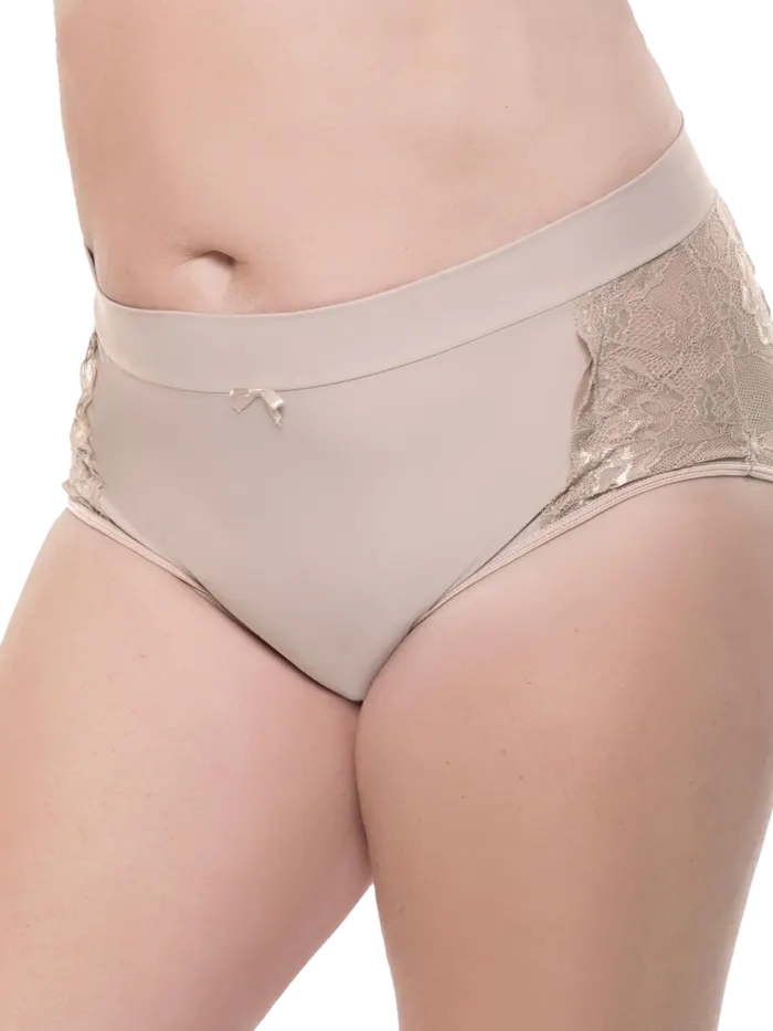 Bombacha Universal Elegance Negro o Blanco o Avellana (32) Cocot 5569