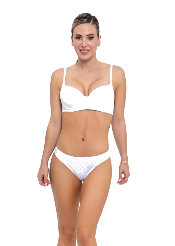 Corpino Armado De Microfibra Corazon Negro o Blanco o Avellana (32) Cocot 6096