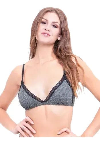Triangulo Vigore C/Puntilla Negro o Melange o Bordo Cocot 6099