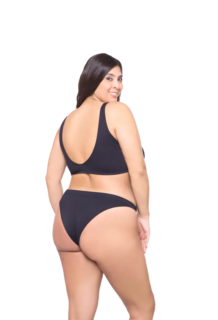Vedetina Morley Diagonal S/Costura Negro o Blanco Cocot 6305
