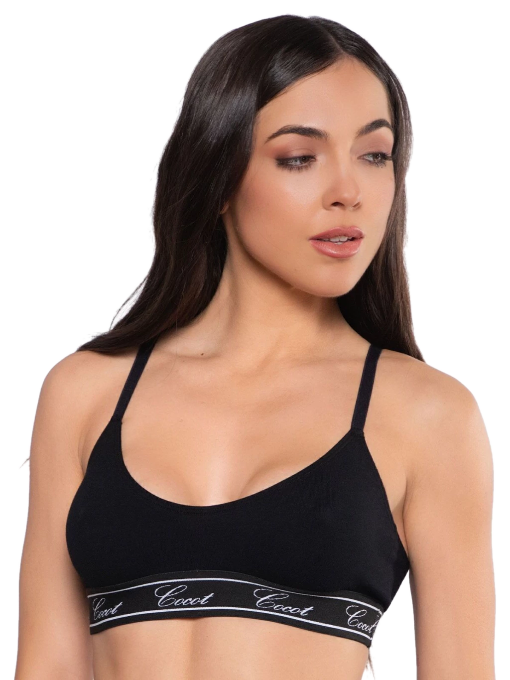 Top Basico Romantic Negro o Blanco o Melange Cocot 6397