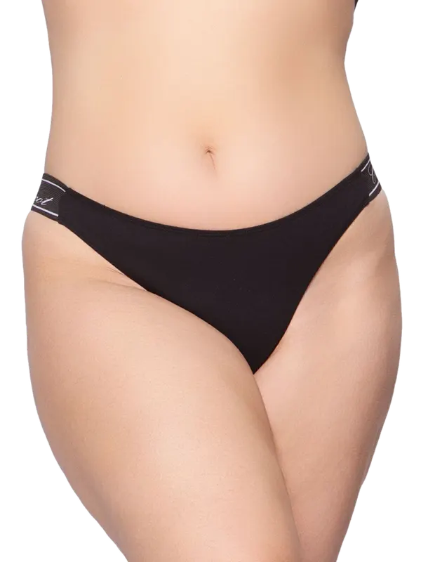 Tanga Basica Romantic Negro o Blanco o Melange Cocot 6403