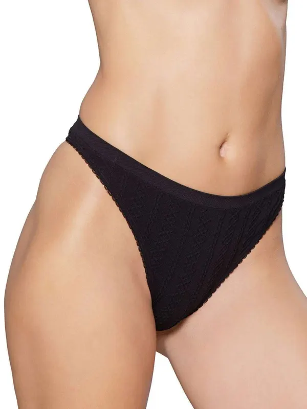 Colaless Trenzado Sin Costura Negro o Blanco Cocot 6475