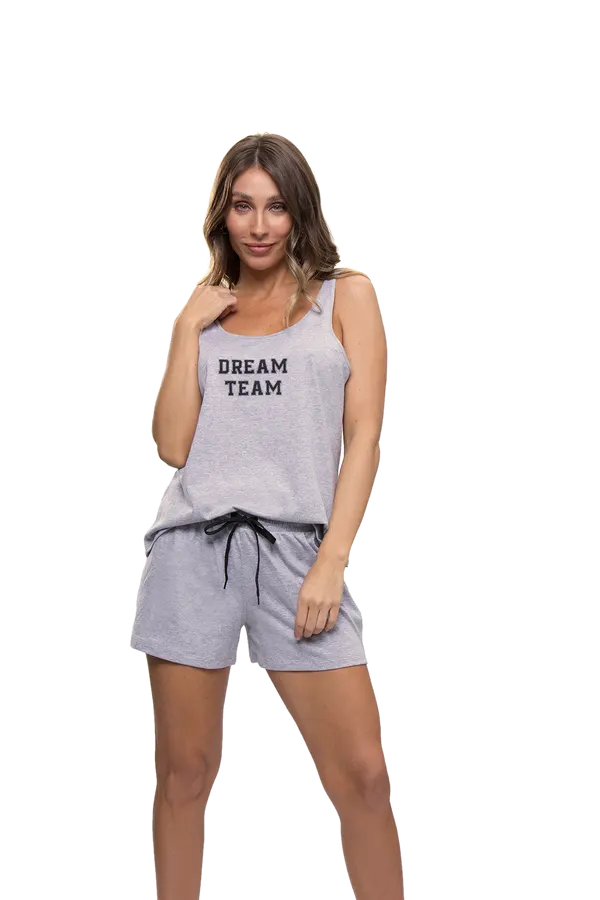 Pijama Musculosa Dream Team Melange Cocot 7466