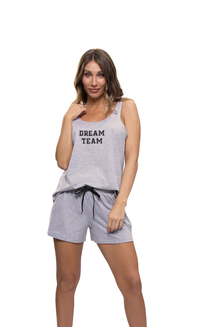 Pijama Musculosa Dream Team Melange Cocot 7466