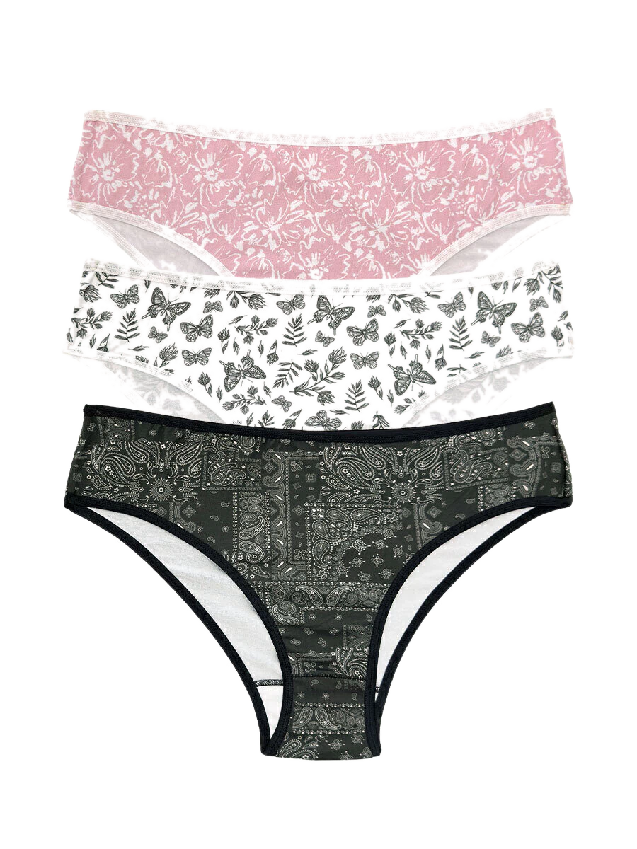 Vedetina Estampada Spun Con Lycra - Pack X3 Surtido Cocot 9220