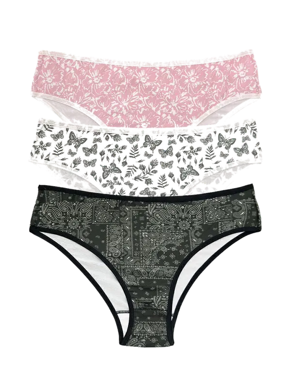 Vedetina Estampada Spun Con Lycra - Pack X3 Surtido Cocot 9220