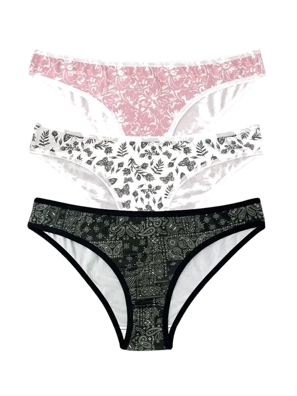 Tiro Corto Estampada Spun Con Lycra - Pack X3 Surtido Cocot 9221