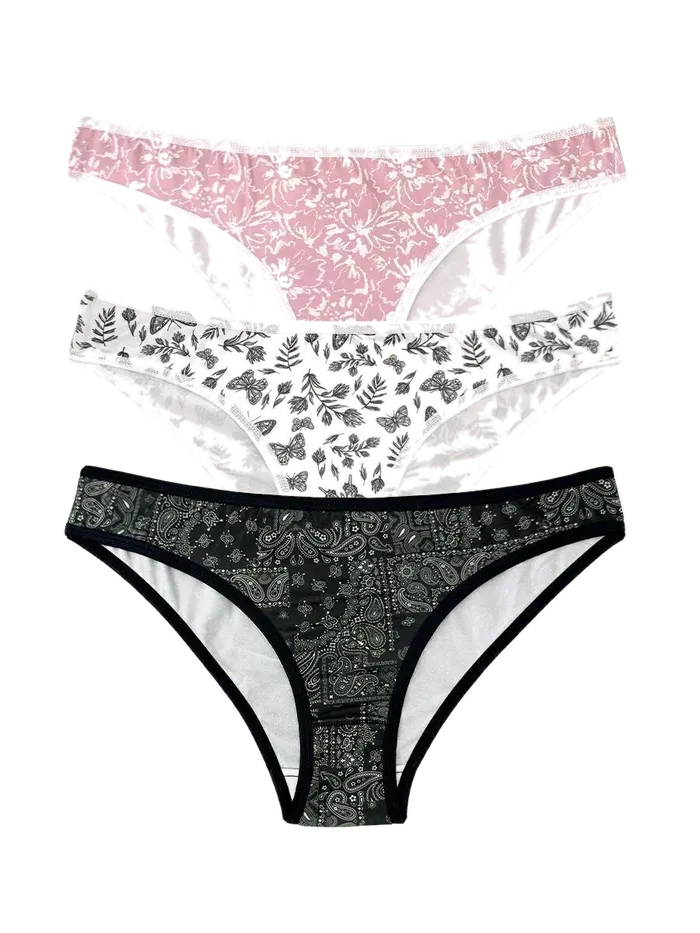 Tiro Corto Estampada Spun Con Lycra - Pack X3 Surtido Cocot 9221
